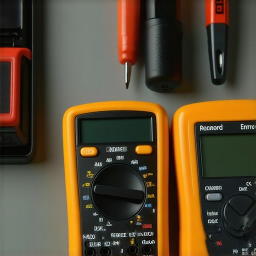 Multimeter and error code reader used for oven diagnostics