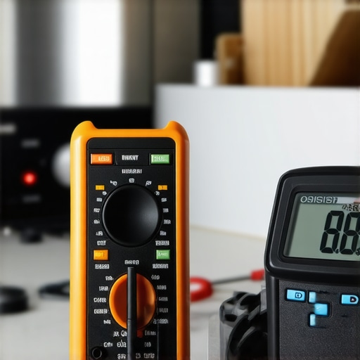 Essential Tools for Appliance Maintenance Multimeter and infrared thermometer used for refrigerator and oven diagnostics.