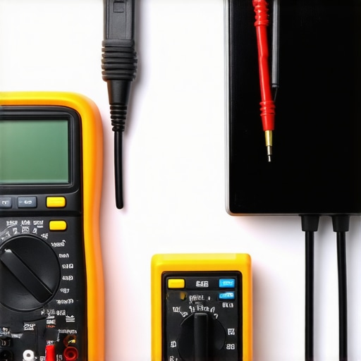 Essential Tools for Appliance Maintenance Multimeter, infrared thermometer, and diagnostic software open on a repair technician's table.