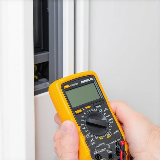 Diagnosing Appliance Issues with a Multimeter Technician uses multimeter to diagnose refrigerator's control board