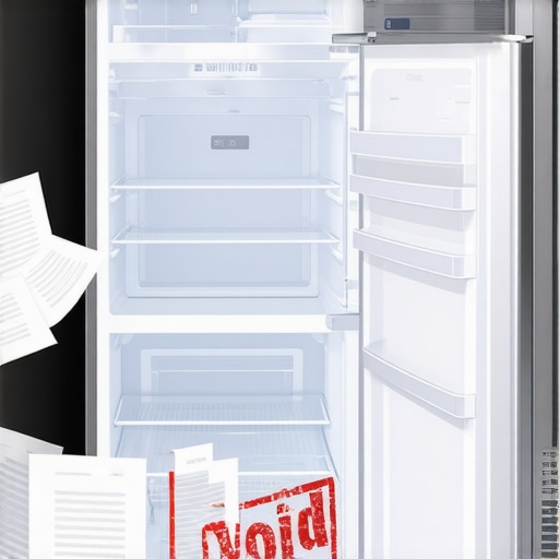 The Paperwork Error That Voids Your Refrigerator Warranty Every Time