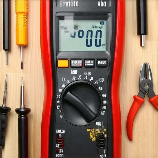 Essential Appliance Repair Tools A collection of professional appliance repair tools including a digital multimeter, screwdriver set, and pliers on a workbench.