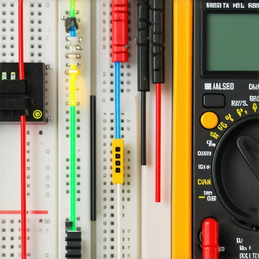Essential Diagnostic Tool for Appliance Maintenance A technician's hand holding a digital multimeter testing an appliance circuit