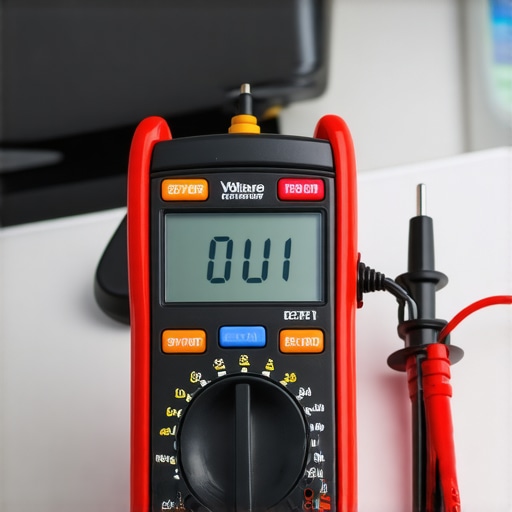 Essential Diagnostic Tools for Appliance Maintenance A digital multimeter and infrared thermometer ready for appliance diagnostics.