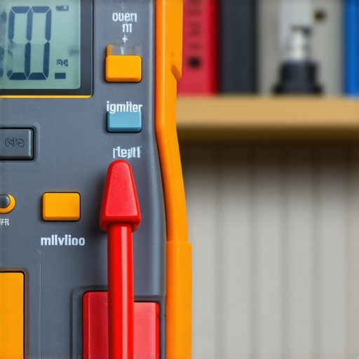 The specific multimeter setting for testing an oven igniter correctly