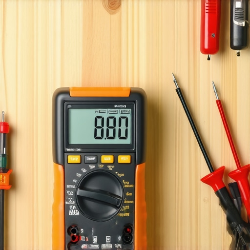 Using a multimeter for oven thermostat diagnostics A technician testing oven thermostat using a digital multimeter
