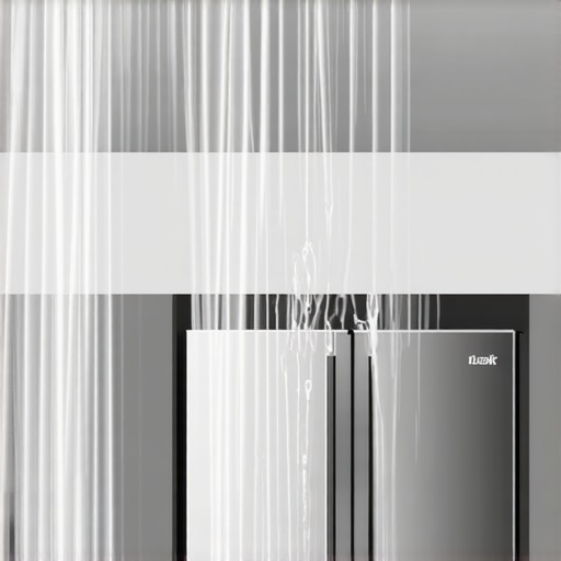 When water drips from the kitchen ceiling: Why you should check the fridge water line first