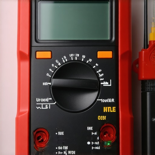 High-Quality Digital Multimeter for Appliance Testing A technician using a digital multimeter to diagnose home appliance issues
