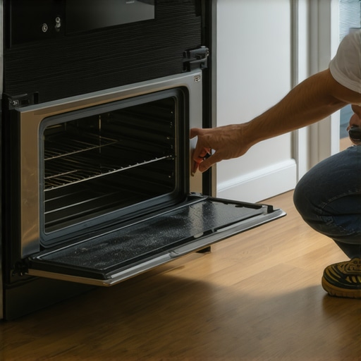 How to pull your oven away from the wall without scratching the floor