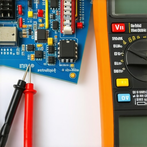 Precision diagnostic tools for appliance maintenance A digital multimeter testing a refrigerator component to diagnose issues