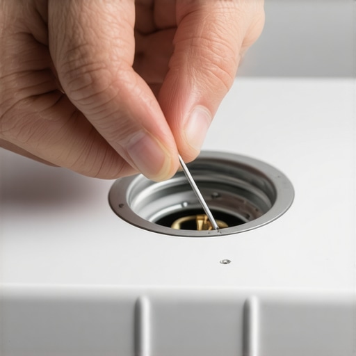 The paper clip trick for clearing a clogged fridge defrost drain
