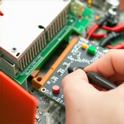 Using a Multimeter for Appliance Diagnostics Technician testing electrical circuit with multimeter in appliance repair