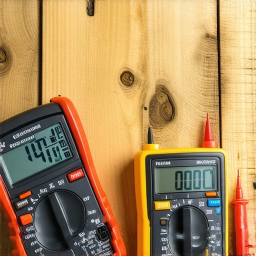 Close-up of a technician using a multimeter to diagnose a faulty oven control board.