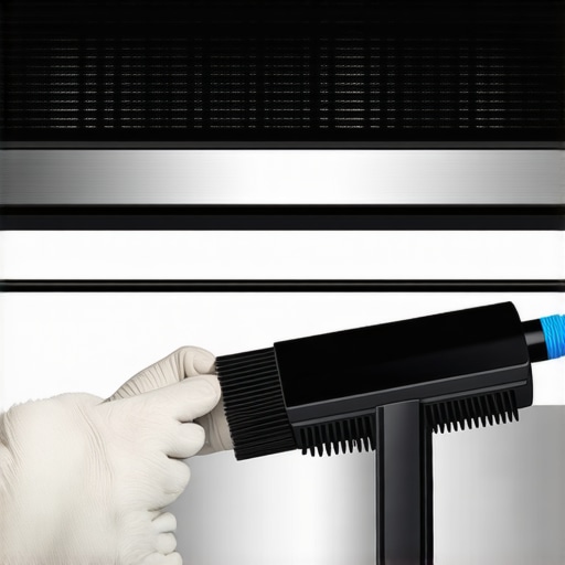 Man cleaning dust from refrigerator coils to prevent compressor overheating.