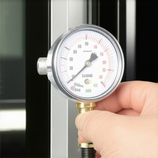 Diagnosing Gas Range Regulator Pressure A technician using a manometer to test a failing gas range regulator