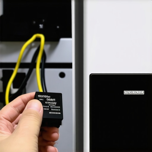 Close up of a refrigerator start relay being removed for testing