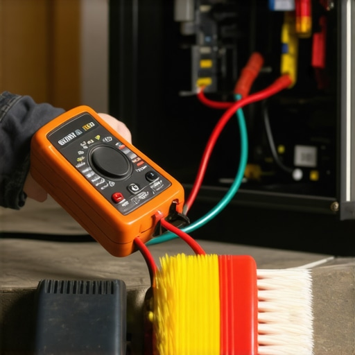 Hand testing refrigerator compressor with a digital multimeter