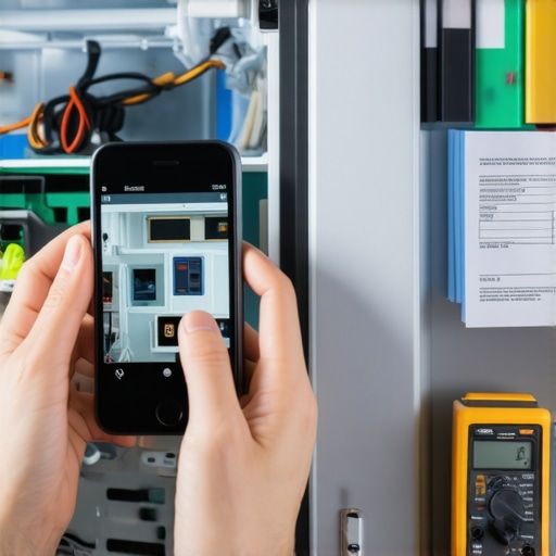 A person documenting a refrigerator compressor issue with photos and receipts to prevent warranty denial.