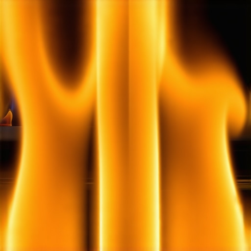 Close-up of a gas oven igniter glowing bright white to show proper functioning versus a weak orange glow.