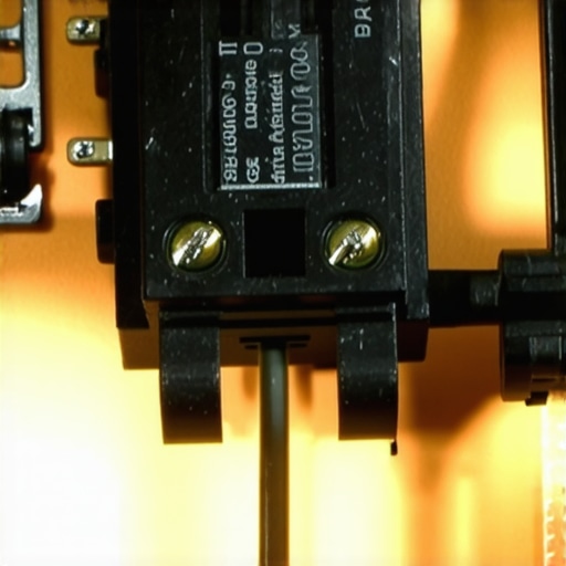 Close-up of a scorched circuit board relay from an oven control board failure.