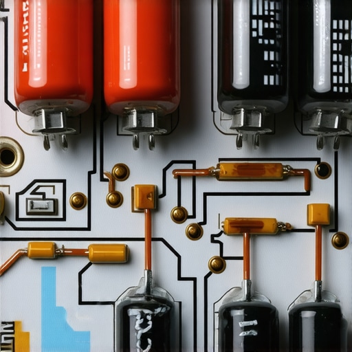 A circuit board from an oven showing brown heat stains near the electronic components.