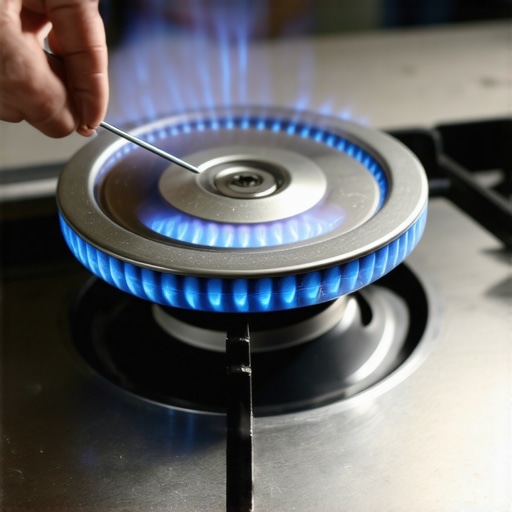 How to fix a gas burner that is only lighting on one side