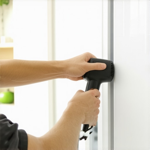 How to replace a fridge door gasket using a hairdryer