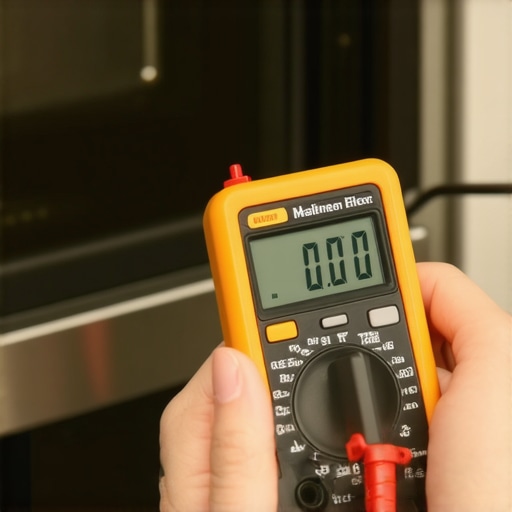 Testing Oven Elements with a Multimeter Using a digital multimeter to test an oven bake element for continuity.