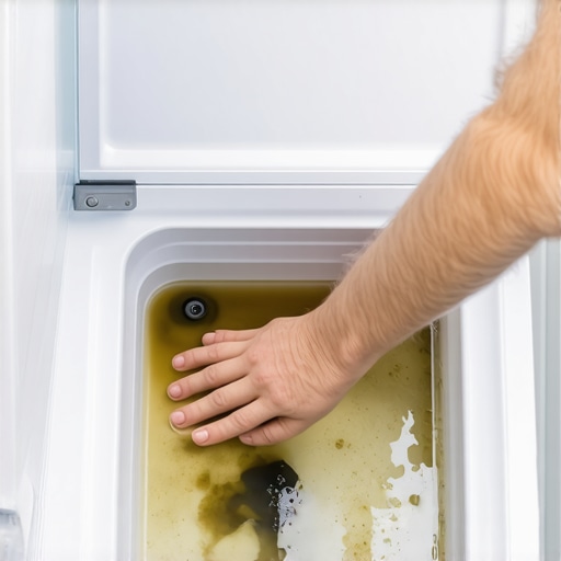 The hidden drain pan that causes a musty smell in your kitchen
