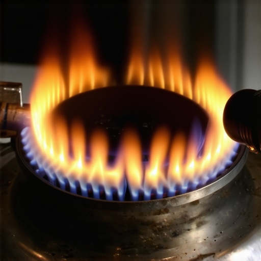 Why your gas range flame is yellow and how to adjust the air shutter